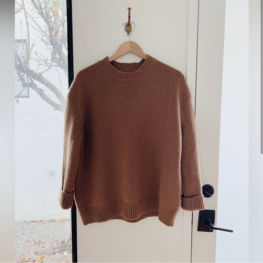 Lauren Manoogian Camel Cashmere Sweater